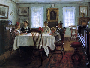  Jr. William Wallace Gilchrist The Gilchrist Family Breakfast - Art Print