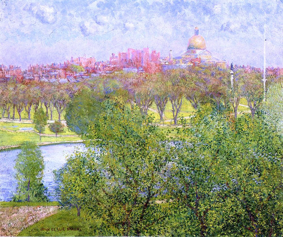  John Leslie Breck The Gilded Dome, Spring - Art Print