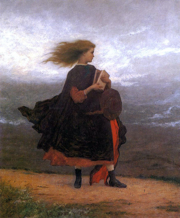  Eastman Johnson The Girl I Left Behind Me - Art Print