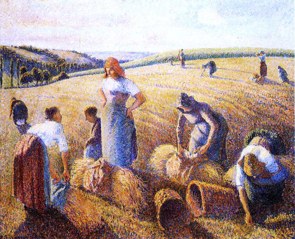  Camille Pissarro The Gleaners - Art Print