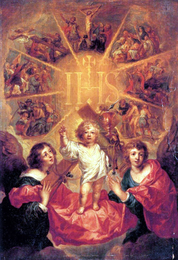  Antoine Sallaert The Glorification Of The Name Of Jesus - Art Print