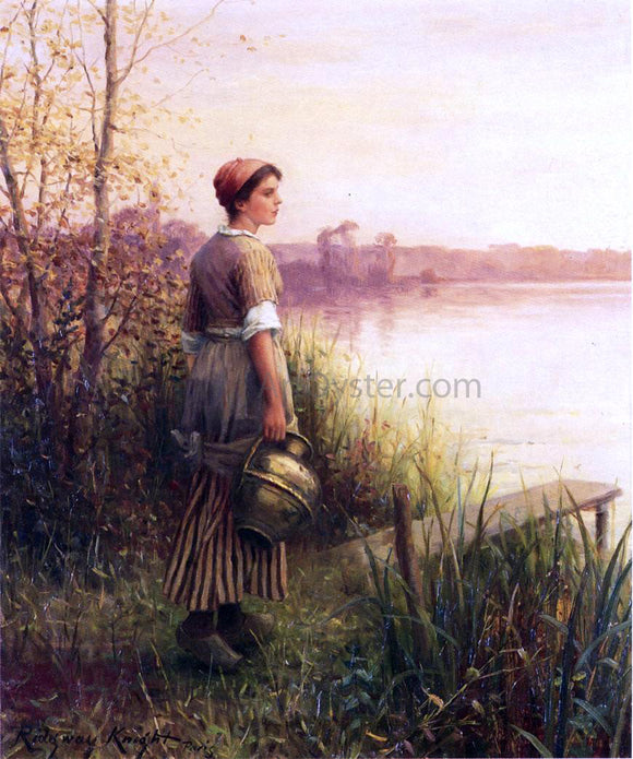  Daniel Ridgway Knight The Golden Sunset - Art Print