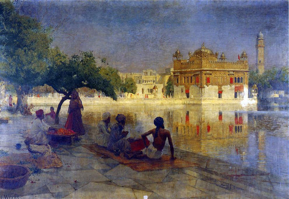  Edwin Lord Weeks The Golden Temple, Amritsar - Art Print