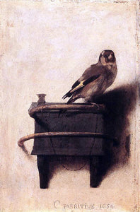  Carel Fabritius The Goldfinch - Art Print