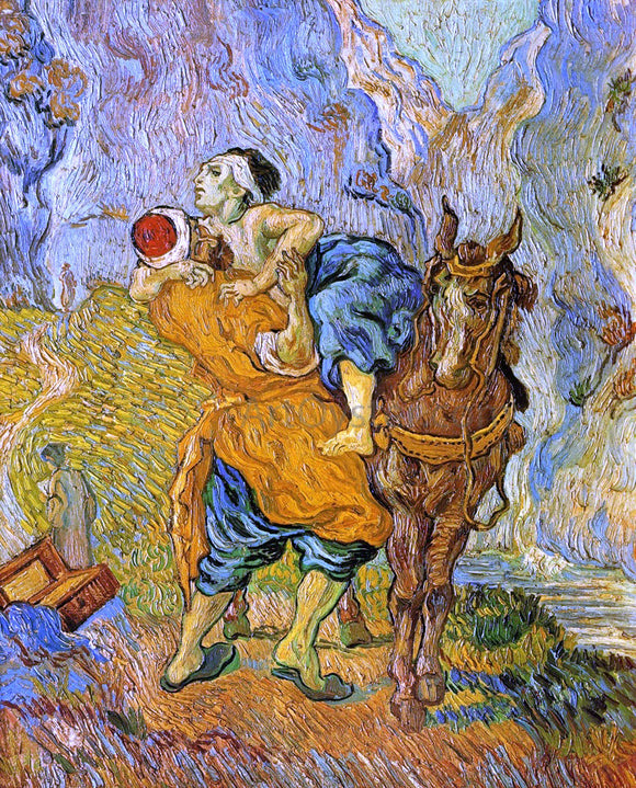  Vincent Van Gogh The Good Samaritan (after Delacroix) - Art Print