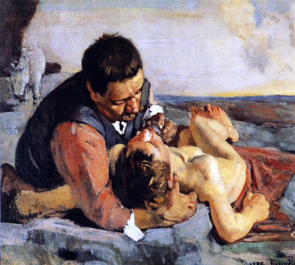  Ferdinand Hodler The Good Samaritan - Art Print