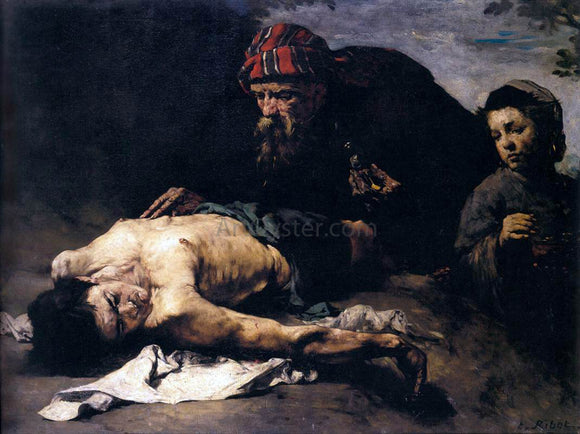  Theodule Ribot The Good Samaritan - Art Print