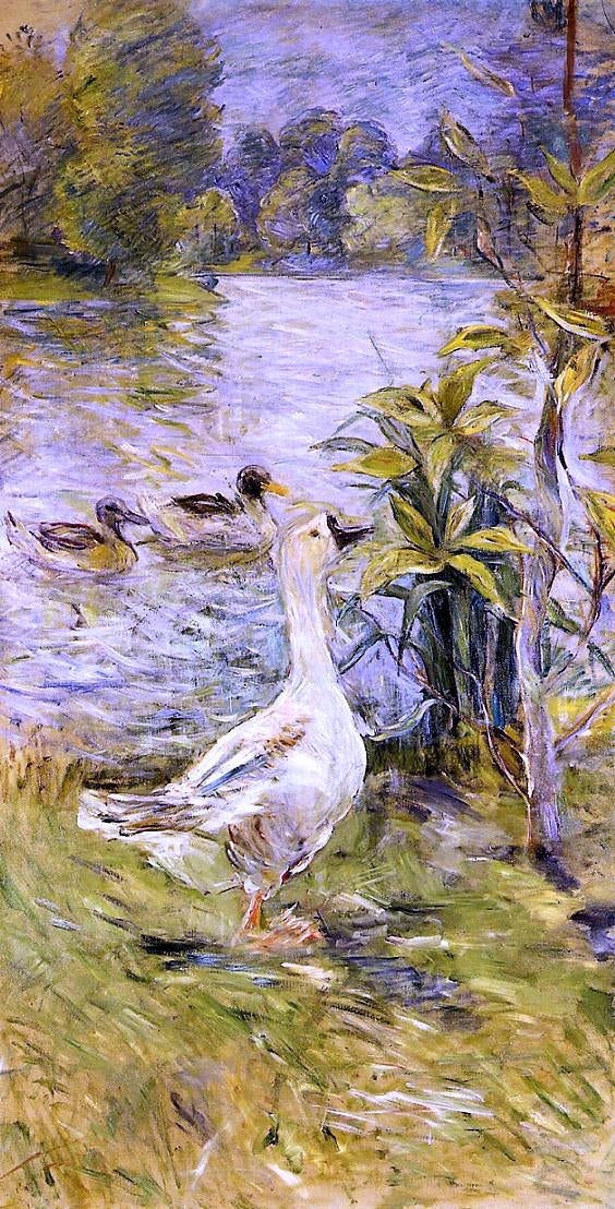  Berthe Morisot A Goose - Art Print