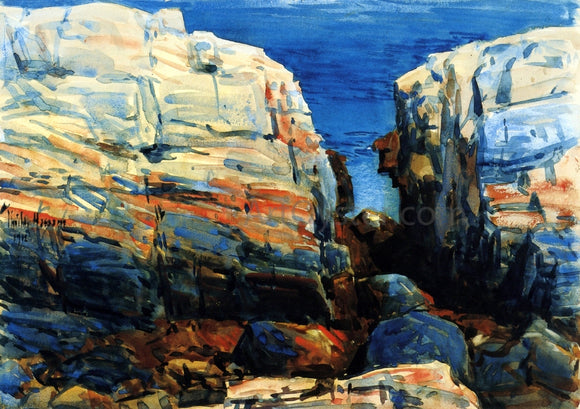  Frederick Childe Hassam The Gorge, Appledore - Art Print