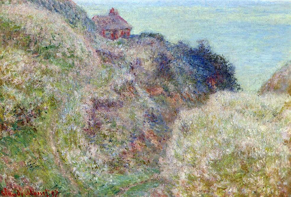  Claude Oscar Monet The Gorge du Petit Ailly, Verengeville, Grey Weather - Art Print