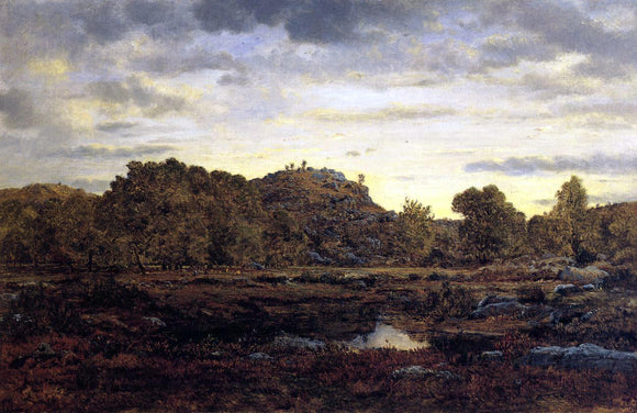  Theodore Rousseau The Gorges d'Apremont at Modday - Art Print