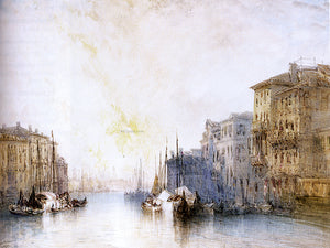  William Callow The Grand Canal, Venice - Art Print