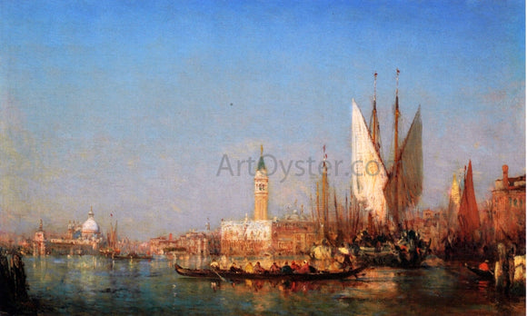  Felix Ziem The Grand Canal, Venice - Art Print