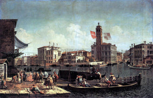  Michele Marieschi The Grand Canal with the Palazzo Labia and Entry to the Cannareggio - Art Print