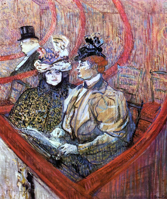  Henri De Toulouse-Lautrec The Grand Tier - Art Print