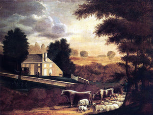  Edward Hicks The Grave of William Penn - Art Print