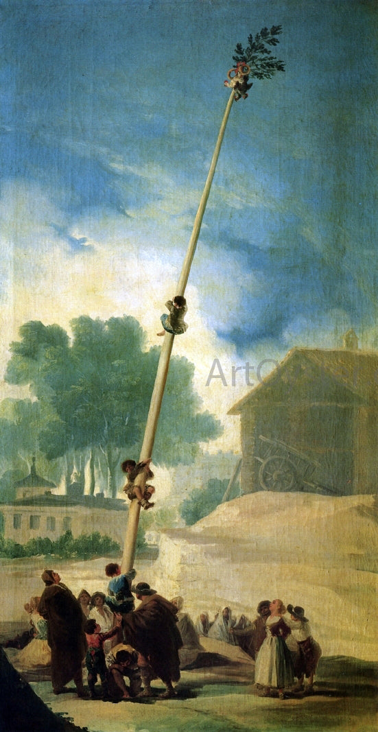  Francisco Jose de Goya Y Lucientes The Greased Pole - Art Print