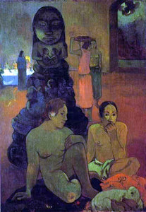  Paul Gauguin The Great Buddah - Art Print