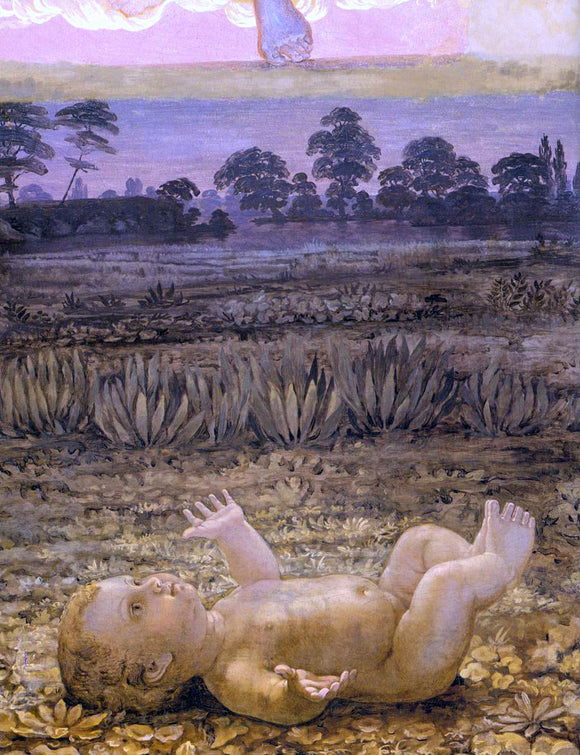  Philipp Otto Runge The Great Morning (detail) - Art Print
