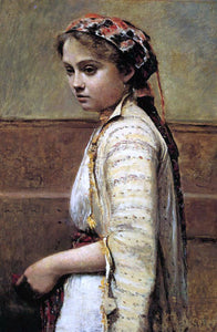  Jean-Baptiste-Camille Corot The Greek Girl - Art Print