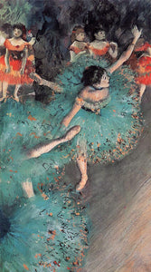  Edgar Degas A Green Dancer - Art Print