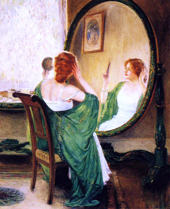  Guy Orlando Rose A Green Mirror - Art Print