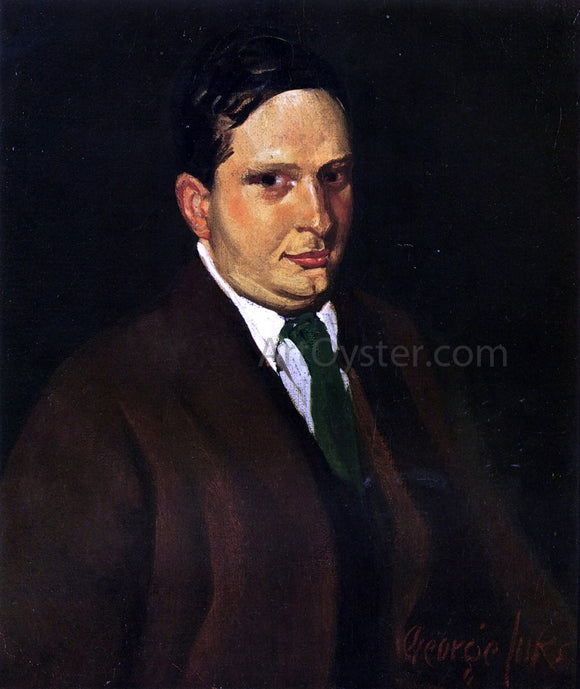  George Luks The Green Tie (also known as Portrait of Edward H. Smith) - Art Print