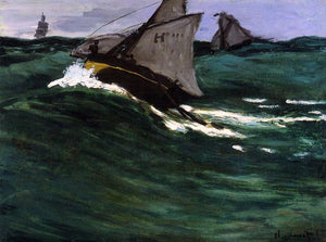  Claude Oscar Monet The Green Wave - Art Print