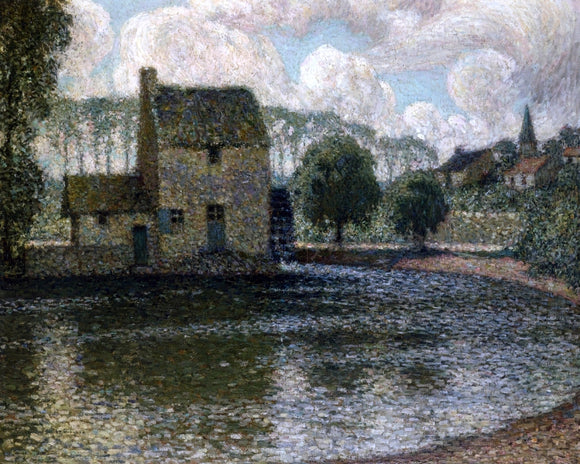  Henri Le Sidaner The Grey Mill, Montreuil-Bellay - Art Print