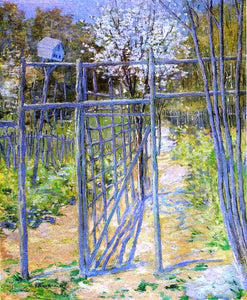  Julian Alden Weir The Grey Trellis - Art Print