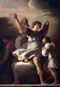  Domenico Feti The Guardian Angel Protecting a Child from the Empire of the Demon - Art Print