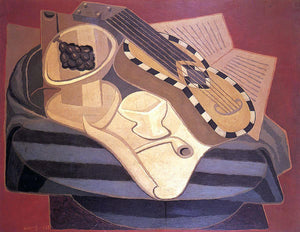  Juan Gris The Guitar with Inlay - Art Print