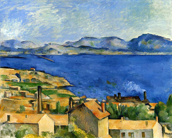  Paul Cezanne The Gulf of Marseille Seen from L'Estaque - Art Print