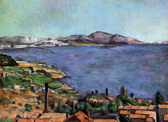  Paul Cezanne The Gulf of Marseilles Seen from L'Estaque - Art Print