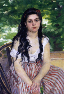  Pierre Auguste Renoir The Gypsy Girl (also known as Summer) - Art Print