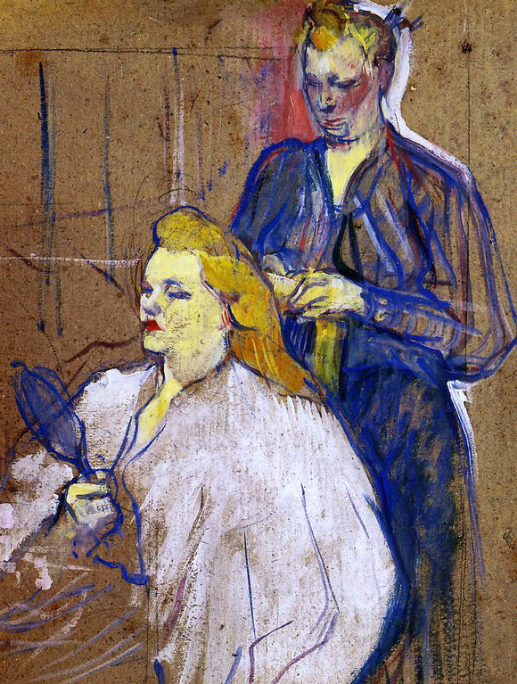  Henri De Toulouse-Lautrec The Hairdo - Art Print