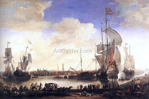  Hendrik Van Minderhout The Handelskom at Bruges - Art Print