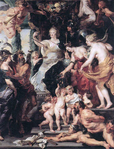  Peter Paul Rubens The Happiness of the Regency - Art Print