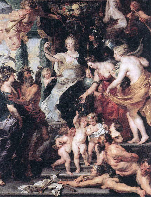  Peter Paul Rubens The Happiness of the Regency - Art Print