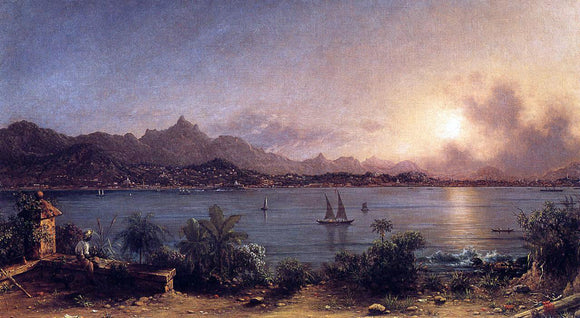  Martin Johnson Heade The Harbor at Rio de Janiero - Art Print