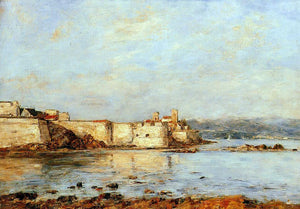  Eugene-Louis Boudin The Harbor of Antibes - Art Print