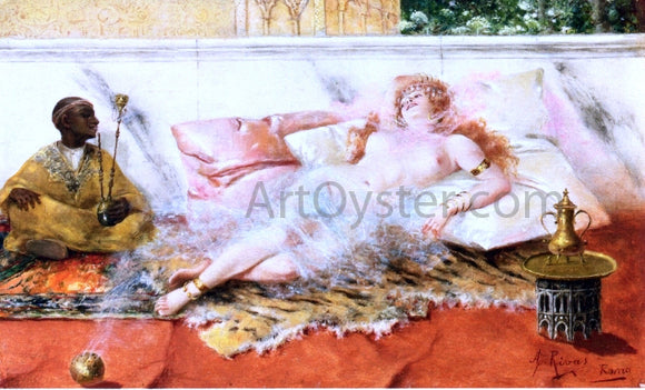  Antonio Rivas The Harem's Incense - Art Print