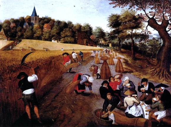  The Younger Pieter Bruegel The Harvest - Art Print