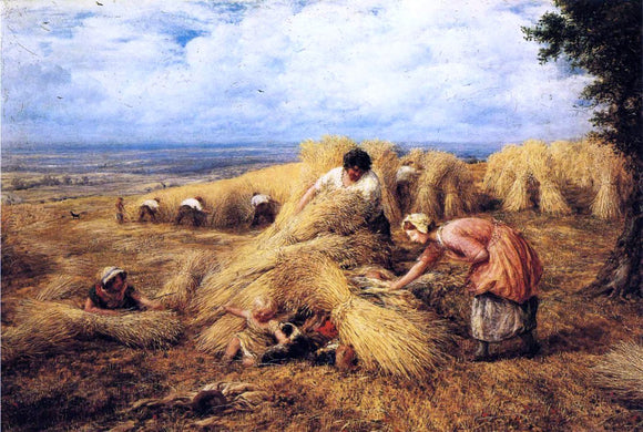  John Linnell The Harvest Cradle - Art Print