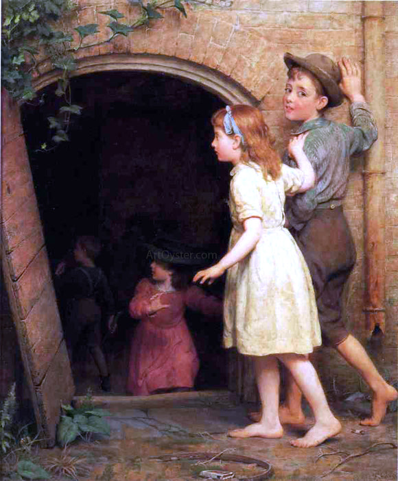  Seymour Joseph Guy The Haunted Cellar (Who's Afraid) - Art Print