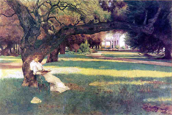  John Herberg Partington The Haven's Estate, Piedmont, California - Art Print