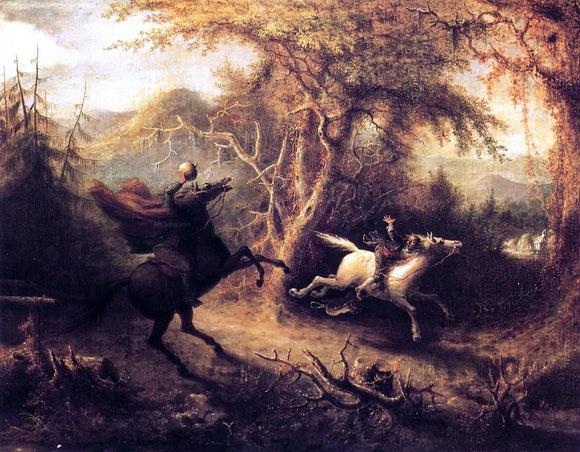 John Quidor The Headless Horseman - Art Print