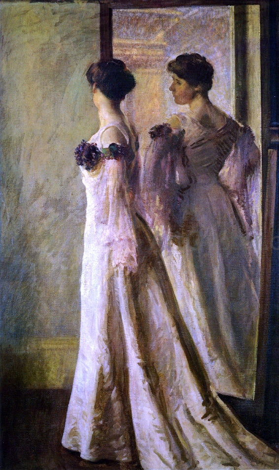  Joseph DeCamp The Heliotrope Gown - Art Print