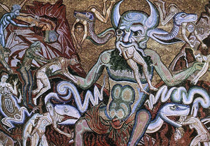  Coppo Di Marcovaldo The Hell (detail) - Art Print