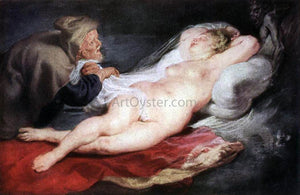  Peter Paul Rubens The Hermit and the Sleeping Angelica - Art Print